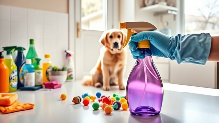 quick pet mess cleanup