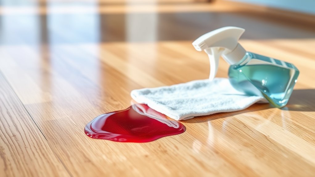 quick spill cleanup tips