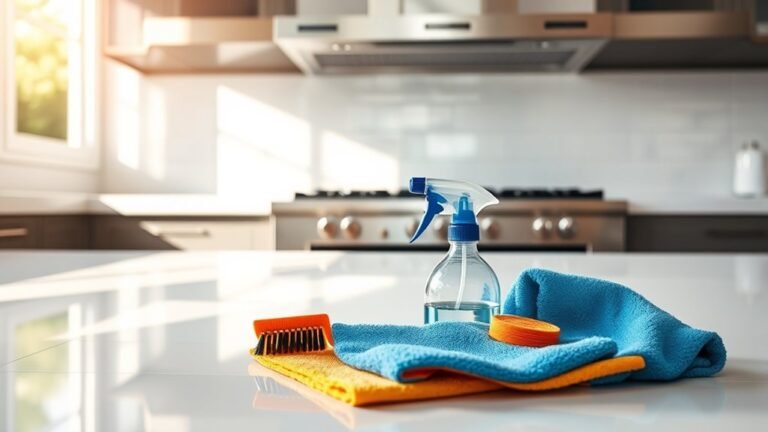 range hood floor cleaning