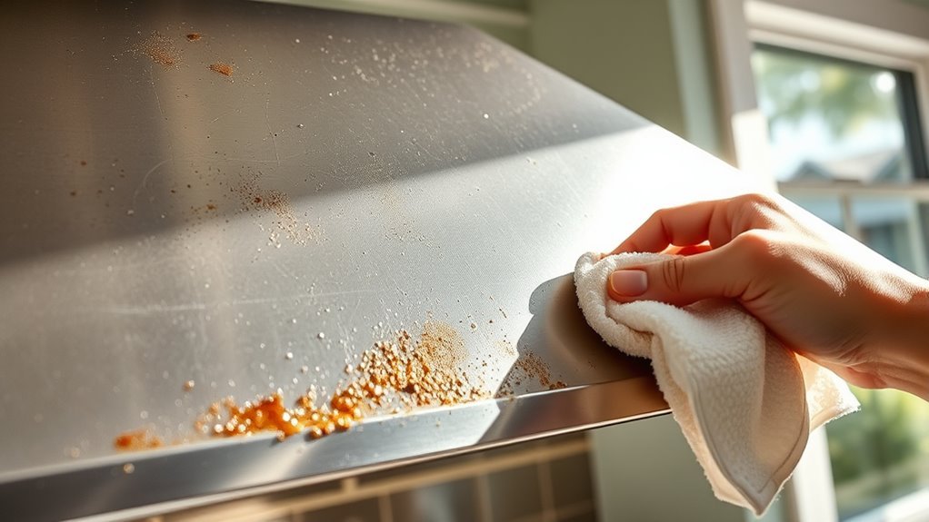 range hood stain management