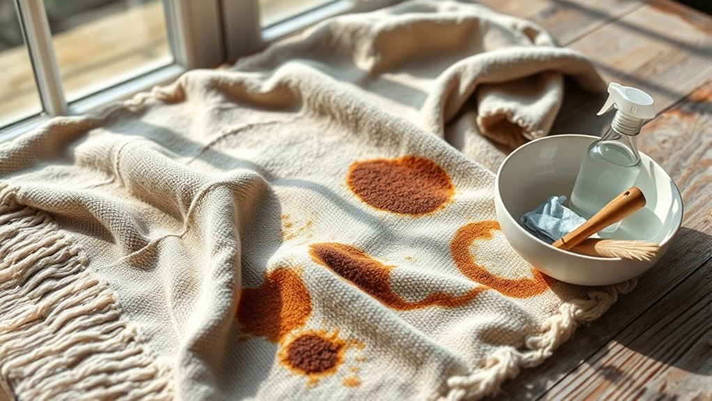 recognizing blanket stain types
