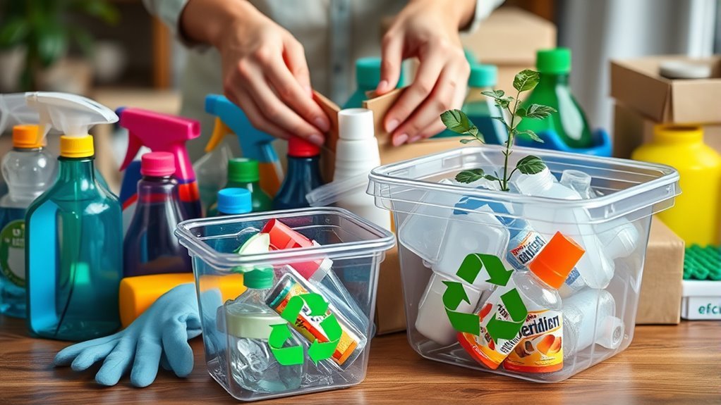 recycling cleaning supplies responsibly