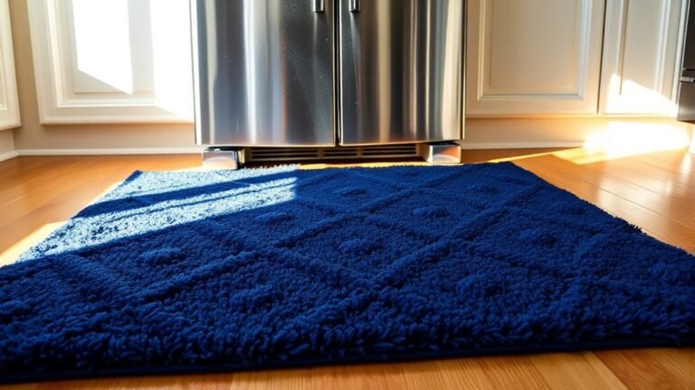 refrigerator cleaning rug solution