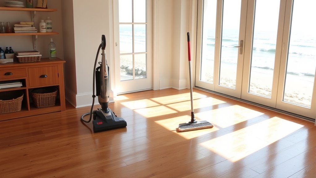 regular beach house cleaning