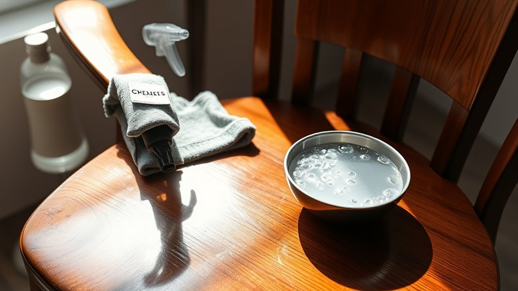 regular chair cleaning routine