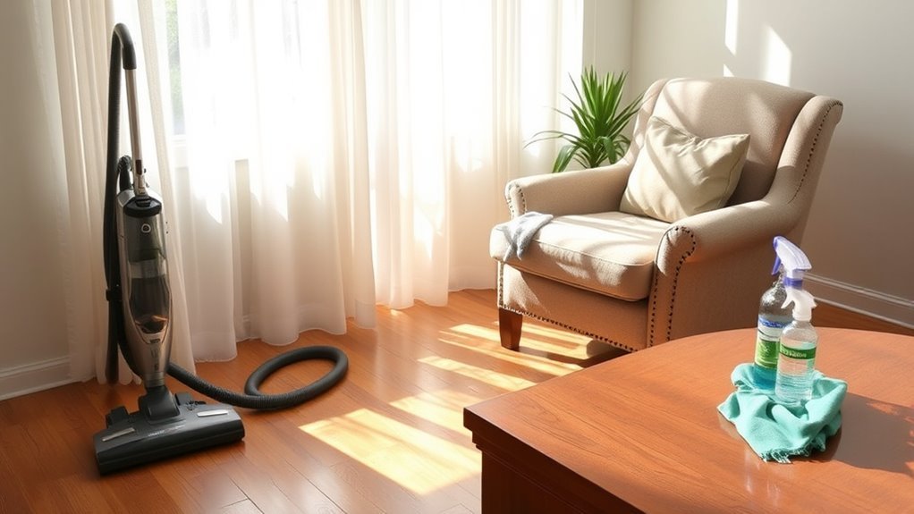 regular cleaning minimizes allergens