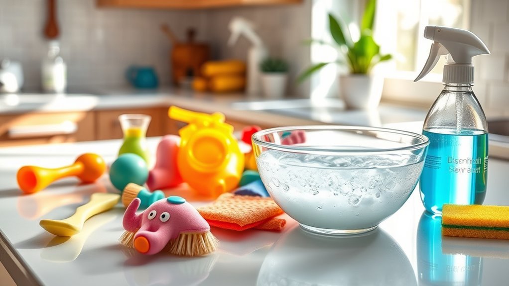 regular cleaning of pet accessories