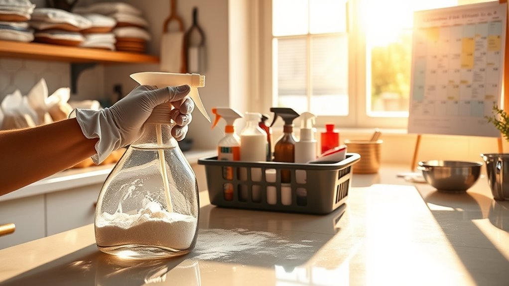 regular cleaning schedule importance