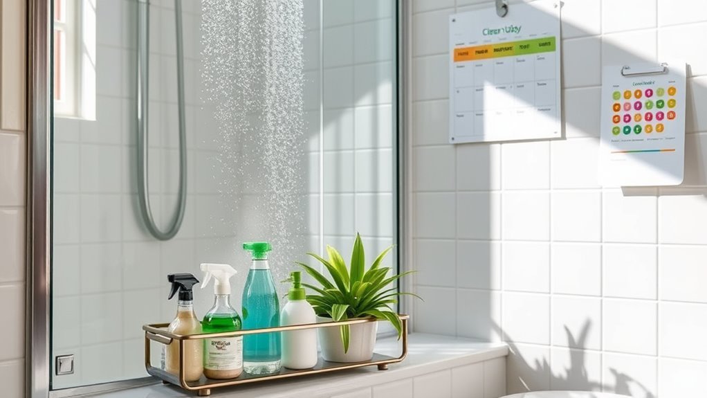 regular cleaning schedule management