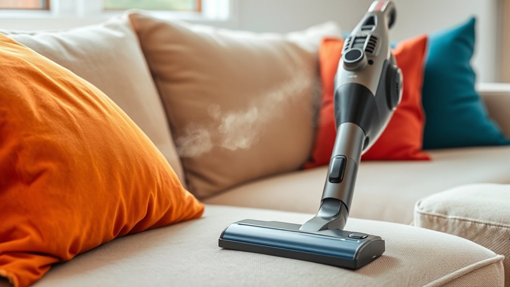 regular couch cleaning routine