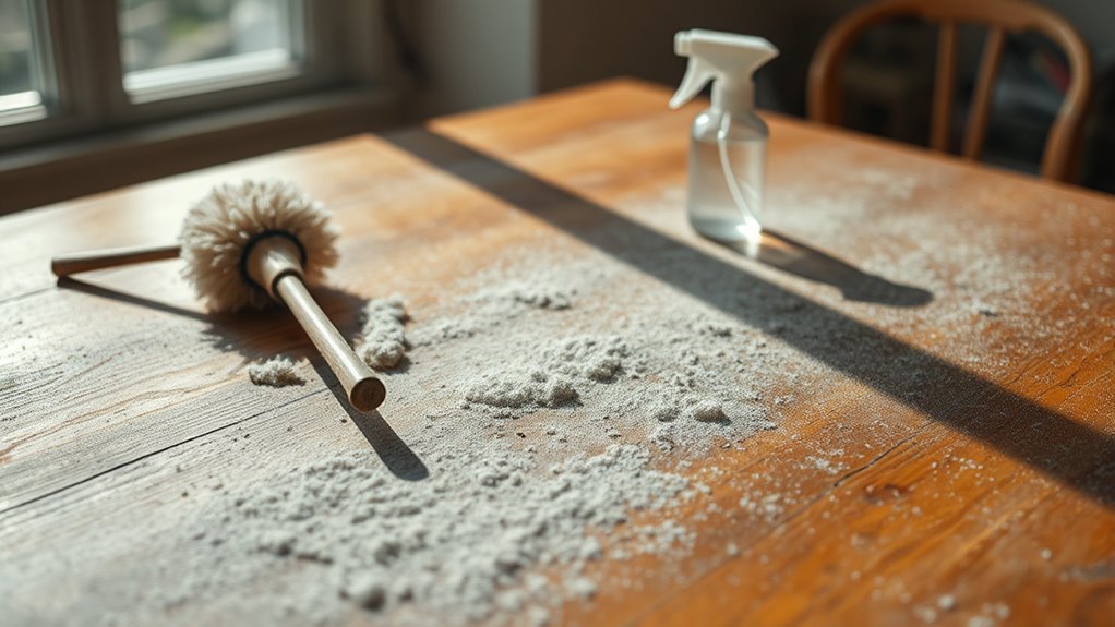 regular dusting prevents damage