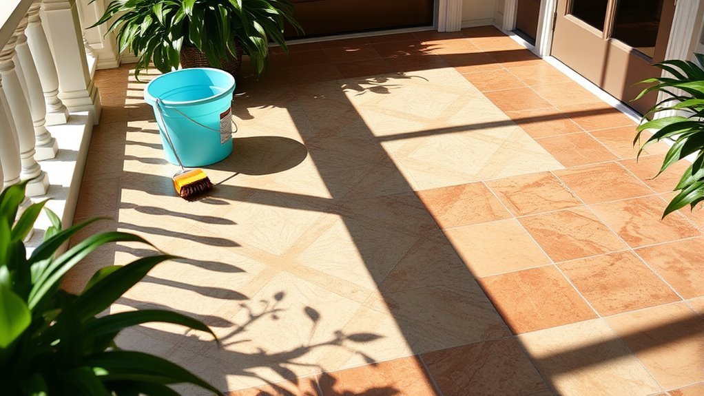 regular tile and composite maintenance
