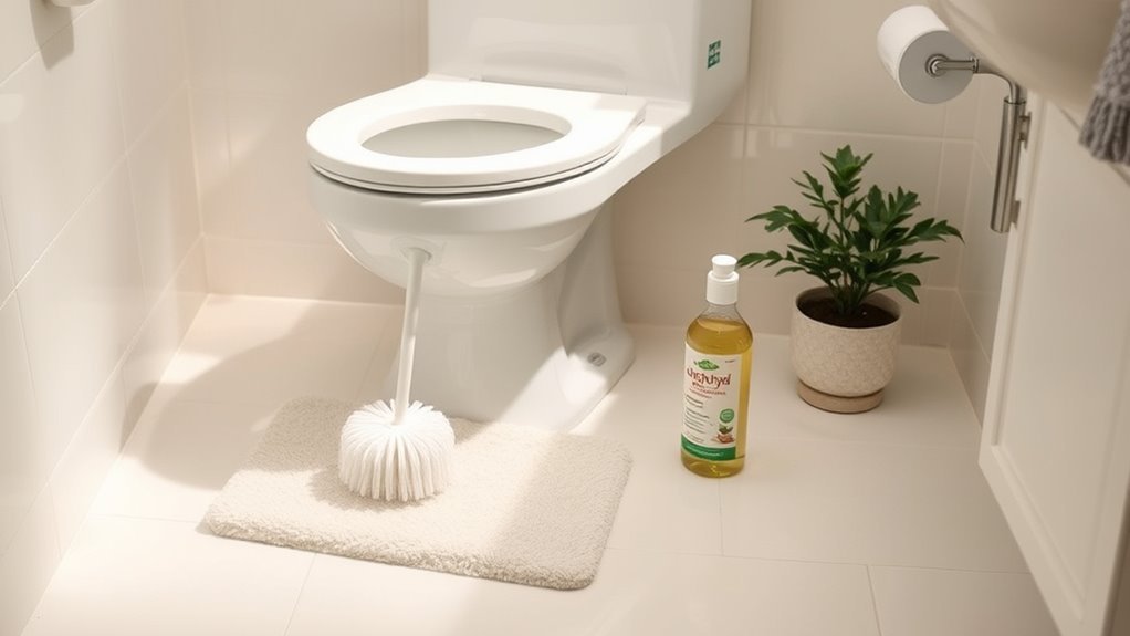 regular toilet maintenance routine