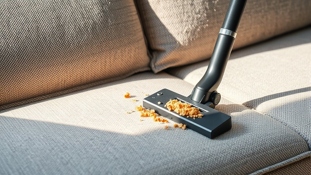 regular vacuuming before cleaning