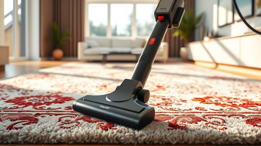 regular vacuuming preserves rugs