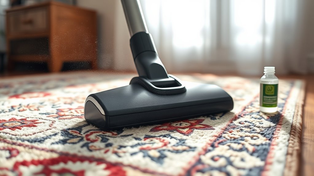 regular vacuuming prevents damage
