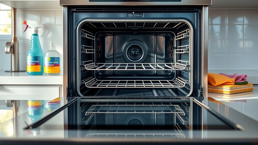 regularly clean oven racks