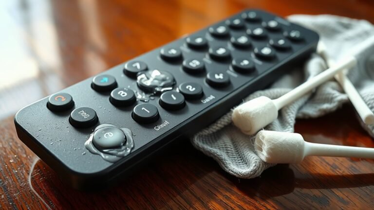 remote control cleaning errors