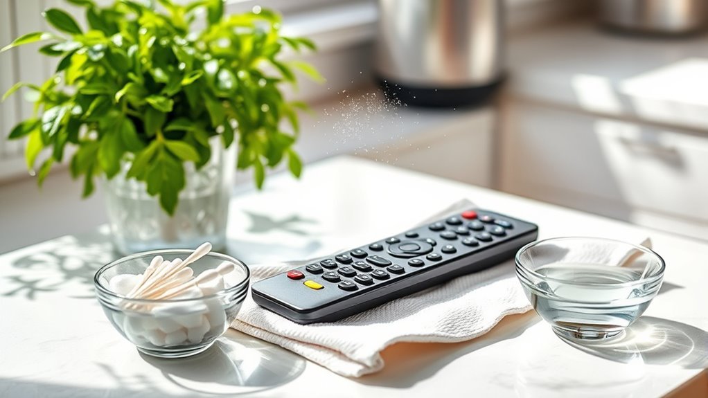 remote control hygiene tips