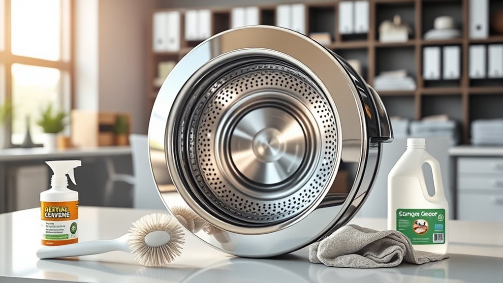 remove and clean drum