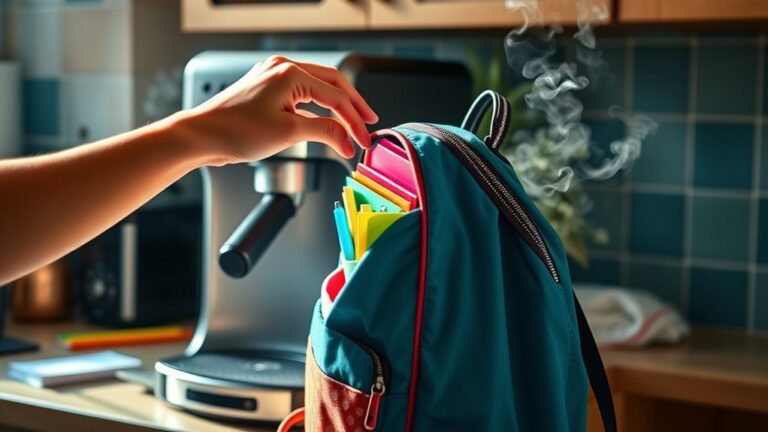 remove bag from machine