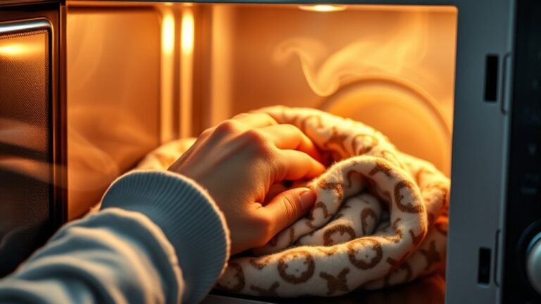 remove blanket from microwave