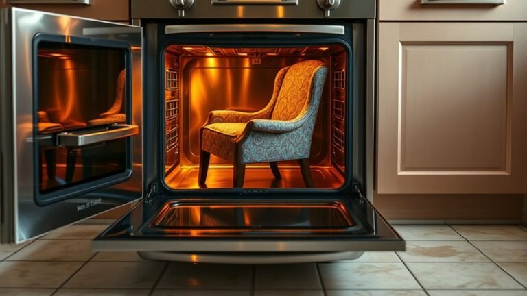 remove chair from oven