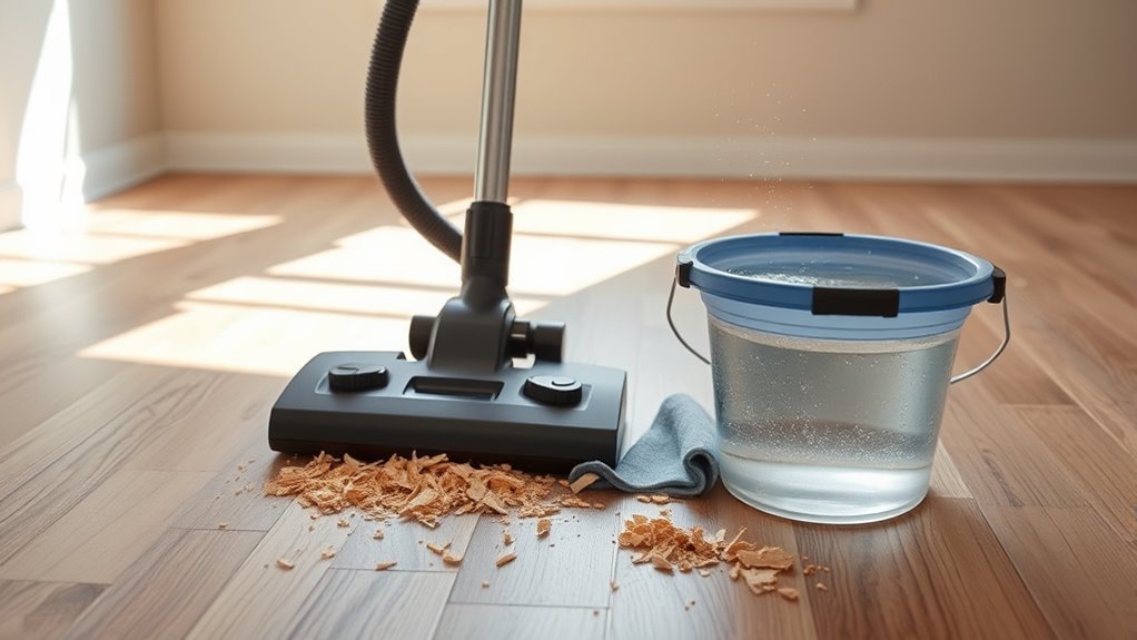 remove debris and dust