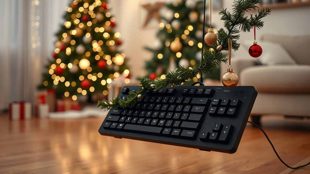 remove keyboard from decorations