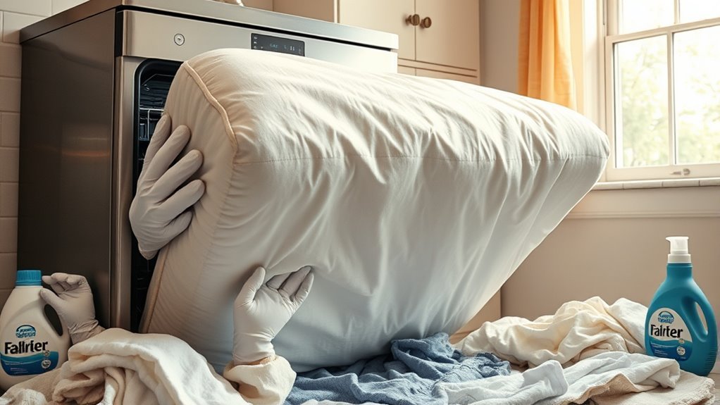 remove mattress from dishwasher
