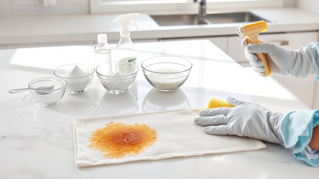 remove oil grease stains