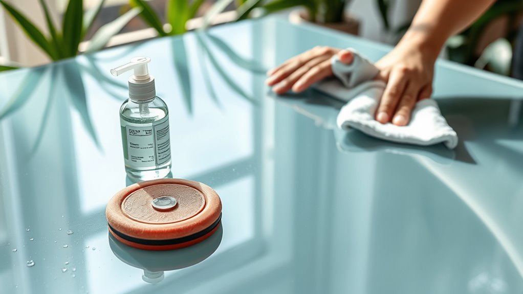 remove scratches from glass