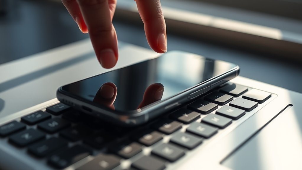 remove smartphone from keyboard