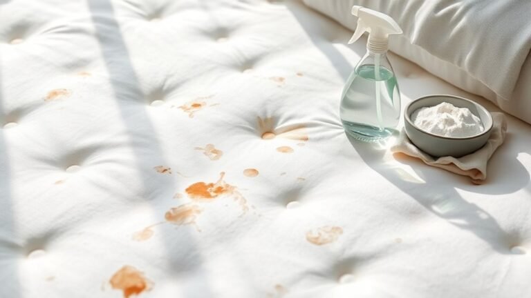 remove stubborn mattress stains