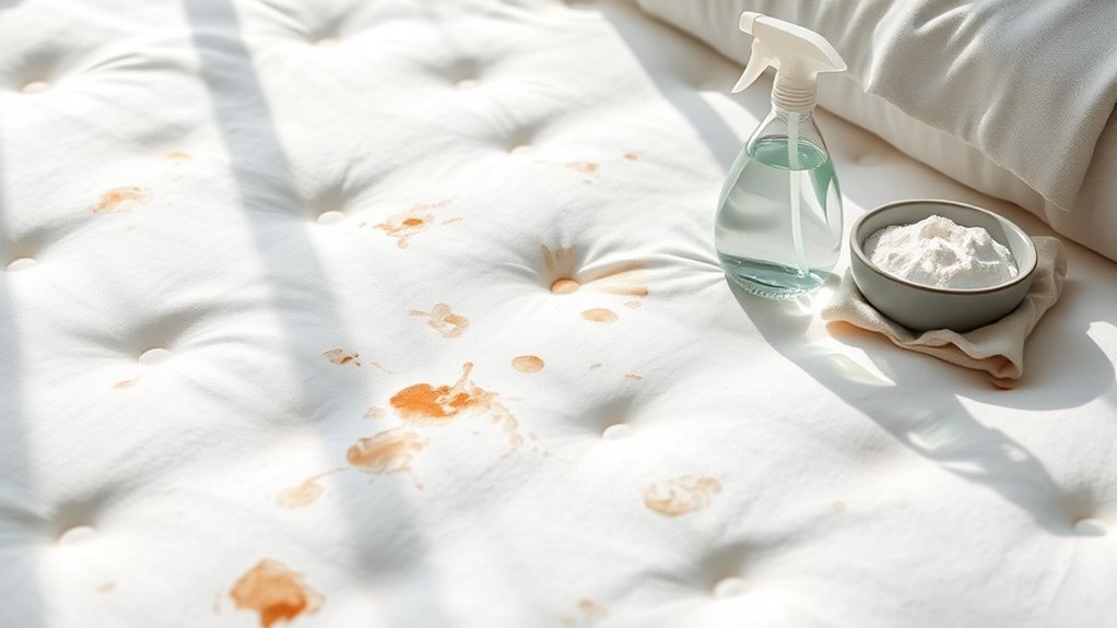 remove stubborn mattress stains