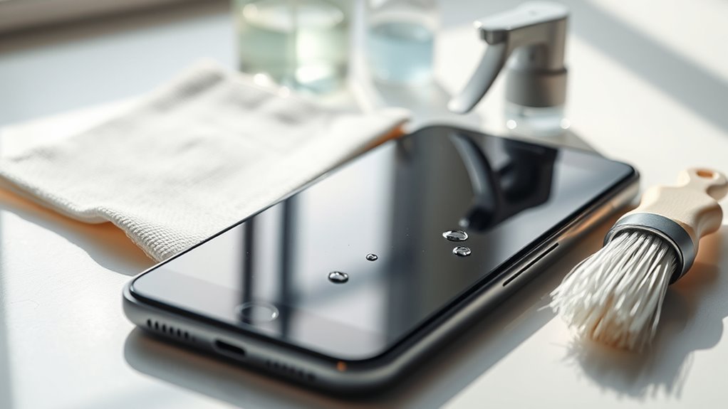 remove stubborn smartphone stains