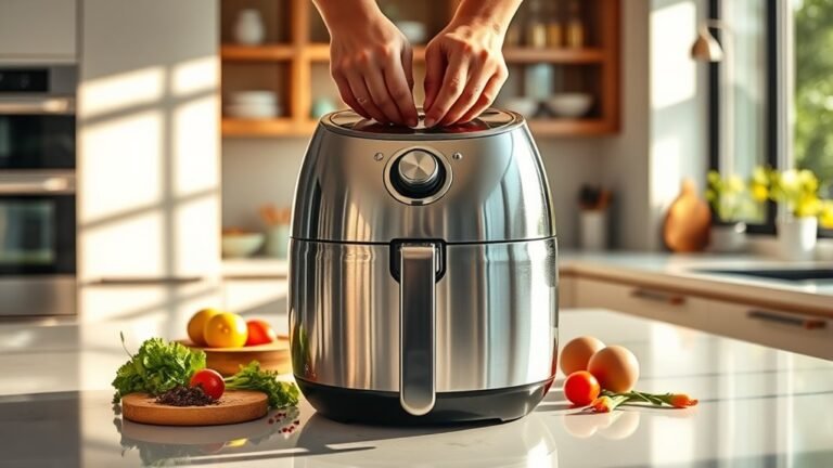 removing air fryer safely