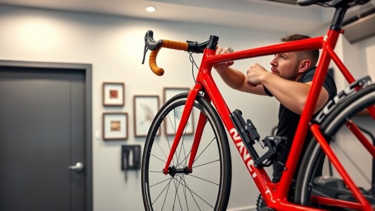 removing bike from walls