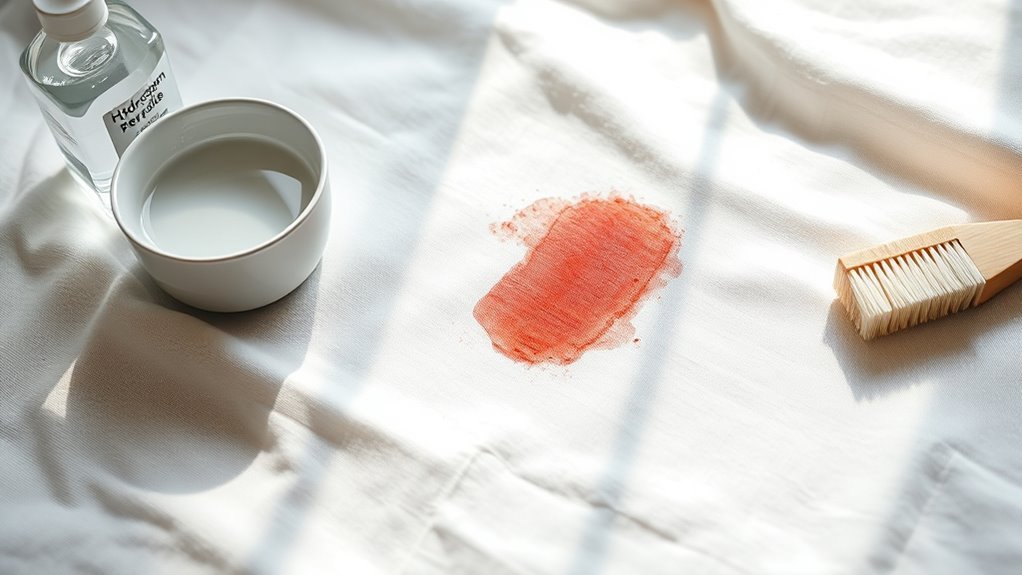removing blood stains effectively