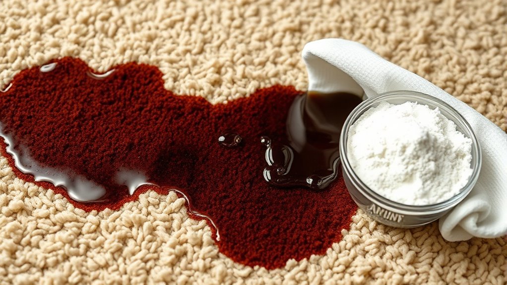 removing coffee stains effectively