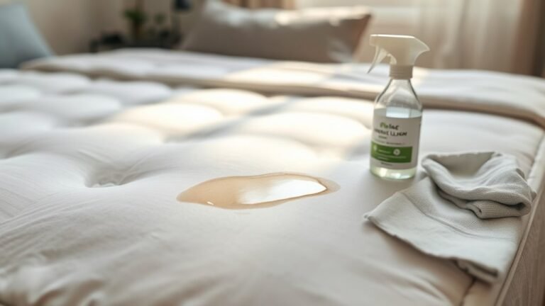 removing grease from mattress