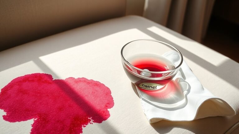 removing red wine stains