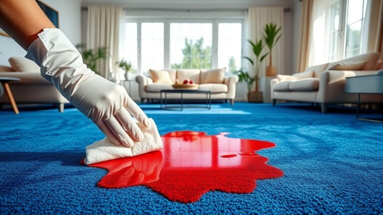 removing stains from carpet