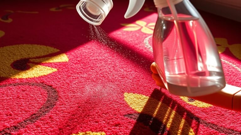 removing stains from carpets
