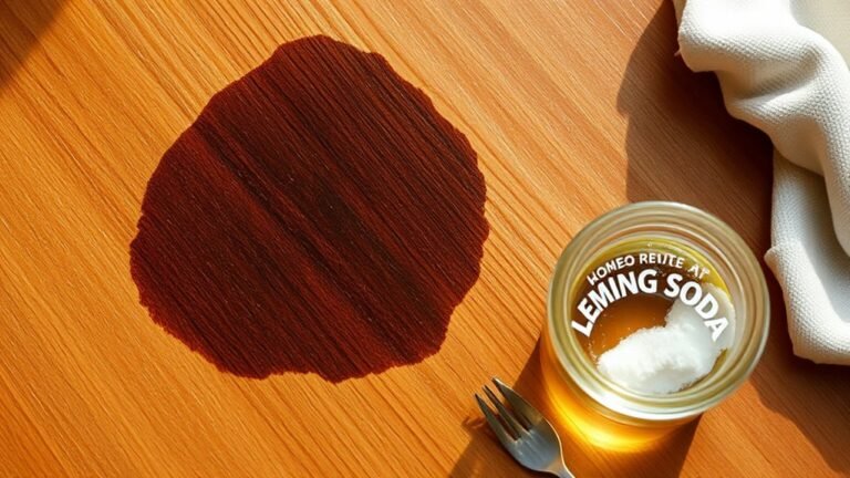 removing stains from wood