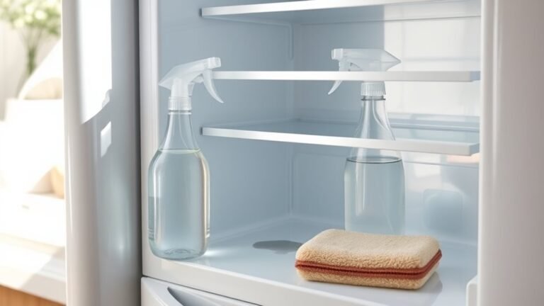 removing stubborn refrigerator stains