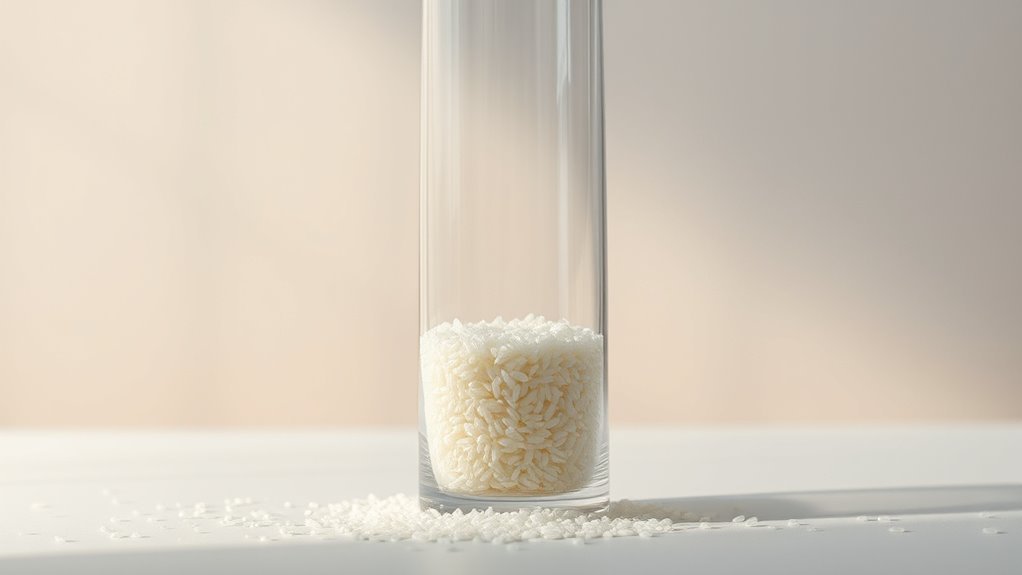 rice for narrow vase cleaning