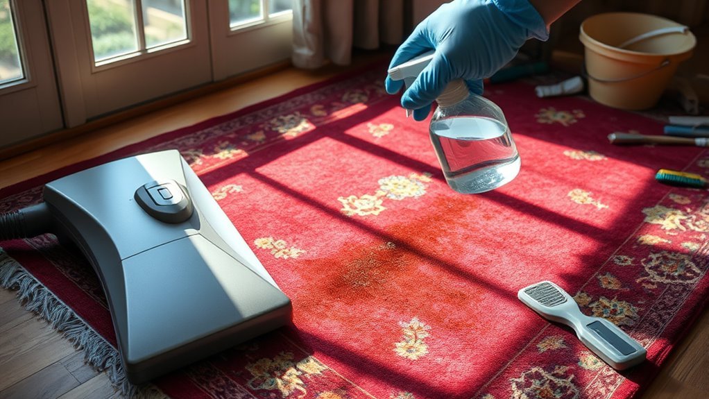 rug cleaning mistakes to avoid