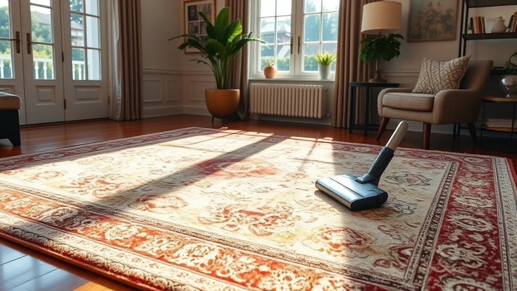 rug enhances cleaning effectiveness