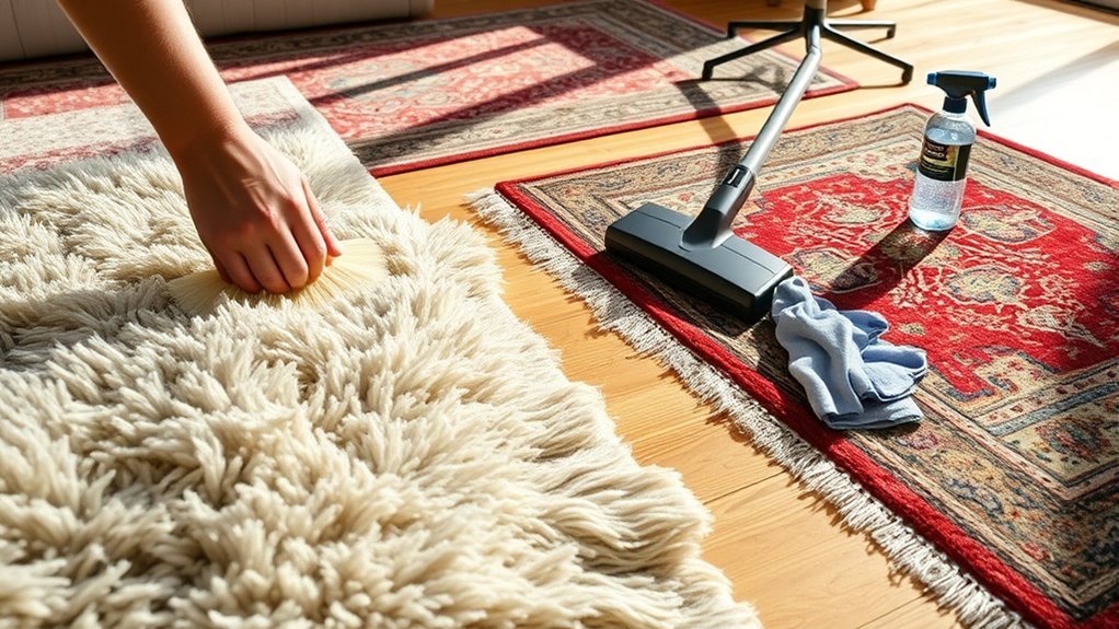 rug material and care